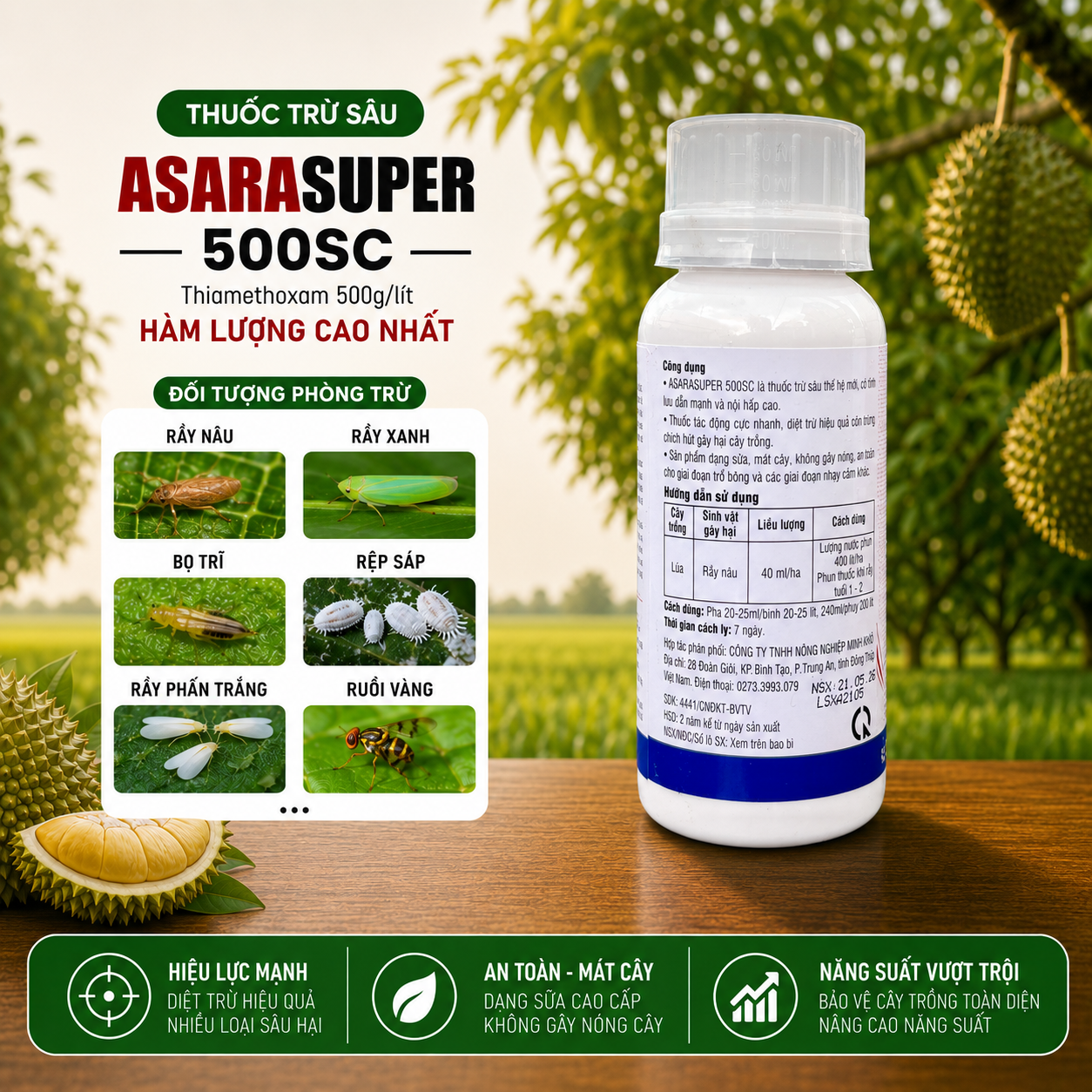 Asara Super 500SC - Chai 240ml
